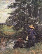 Armand Guillaumin The Fishermen oil painting